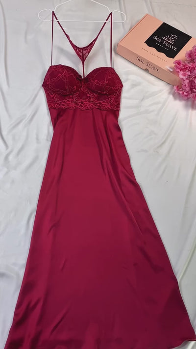8 Pcs Luxury Imported Silk Nighty Bridal Set